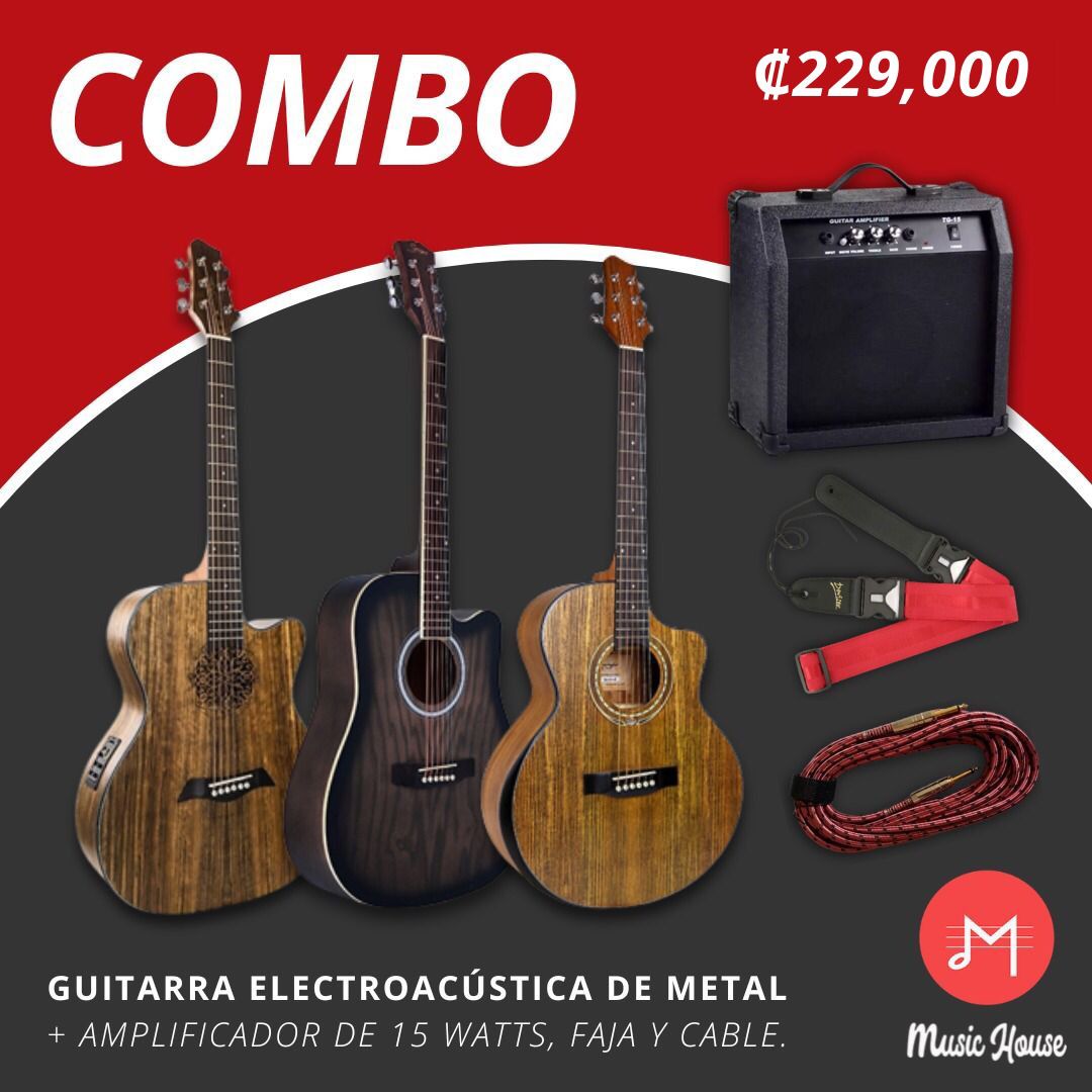 COMBO DE GUITARRA ELECTROACUSTICA 2